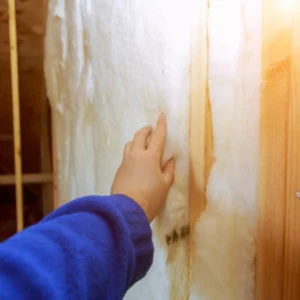 Instalación de colcha de fibra cerámica